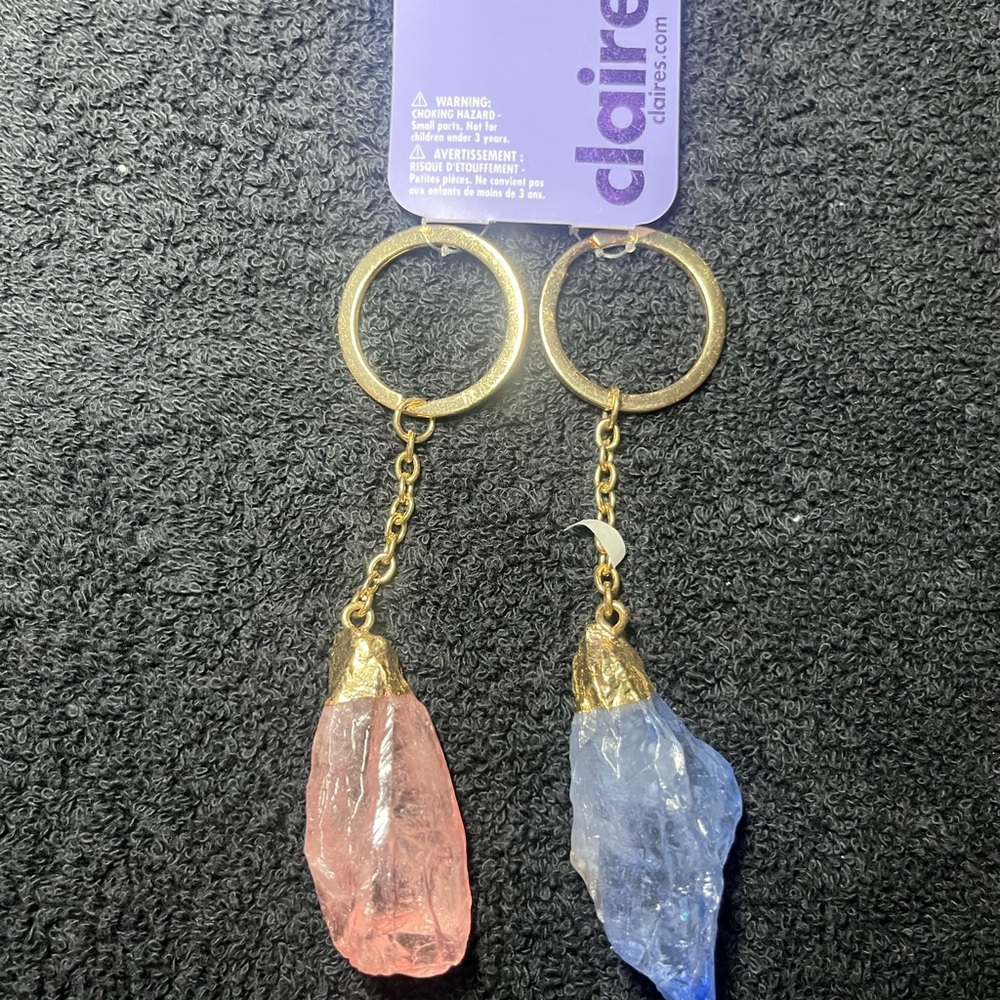 Claire's Crystal Keychains